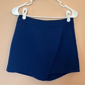 Women’s Chic Navy Blue Skort – Polished & Versatile - M